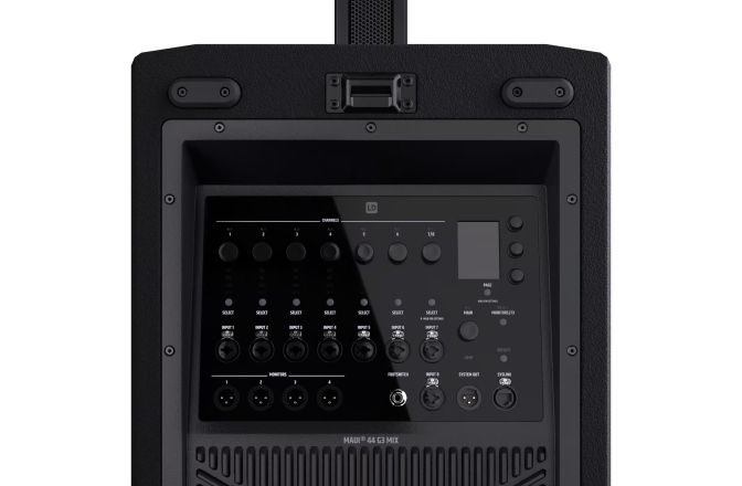 Aktives Säulen-PA-System LD Systems MAUI 44 G3 MIX - 4-Way Cardioid Column PA System with Digital Mixer