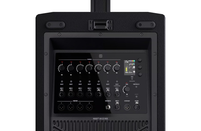 Aktives Säulen-PA-System LD Systems MAUI 44 G3 MIX - 4-Way Cardioid Column PA System with Digital Mixer