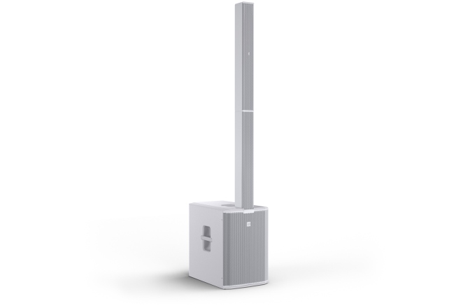Aktív oszlop PA rendszer LD Systems MAUI 44 G3 MIX - 4-Way Cardioid Column PA System with Digital Mixer White