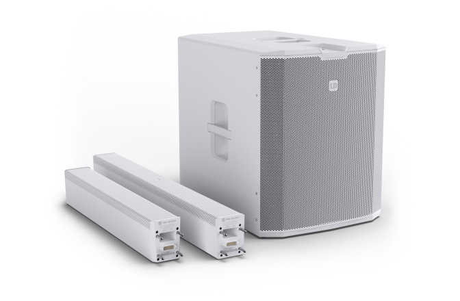 Aktives Säulen-PA-System LD Systems MAUI 66 G3 - 4-Way Cardioid Column PA System White