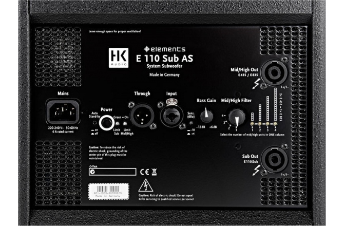 Sistem PA activ de tip sir vertical HK Audio Elements Smart Base