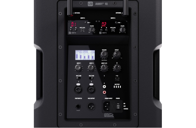 Sistem PA Bluetooth® portabil  LD Systems ANNY 10 HHD 2 B8