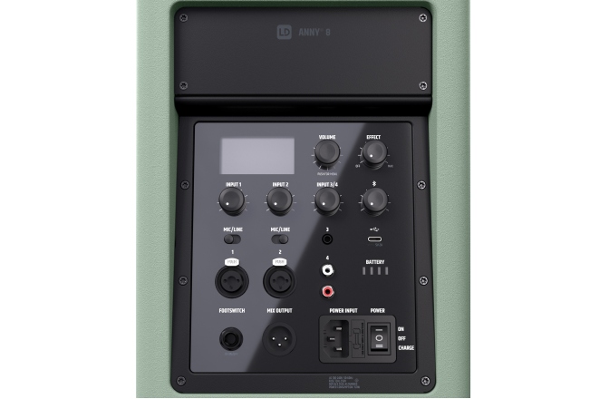Sistem PA Bluetooth portabil LD Systems ANNY 8 Adventure Green