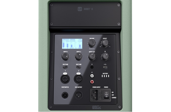 Sistem PA Bluetooth portabil LD Systems ANNY 8 Adventure Green