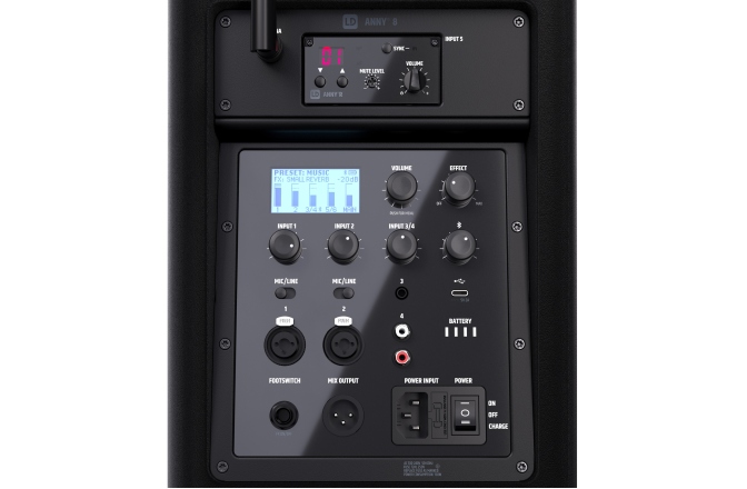 Sistem PA Bluetooth portabil LD Systems ANNY 8 HHD B6