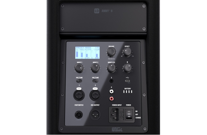 Sistem PA Bluetooth portabil LD Systems ANNY 8 Stage Black