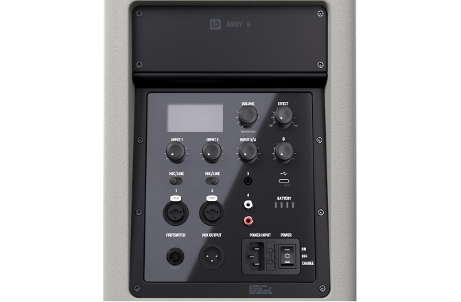 Sistem PA Bluetooth portabil LD Systems ANNY 8 Urban Grey