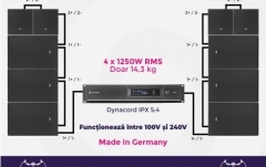 Sistem PA Complet Dynacord Xa2-PRO IPX5:4 / 4 x FX12 / 4 x FX20