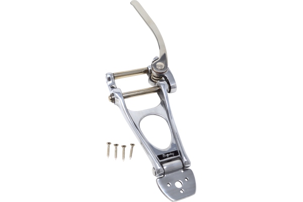 Bigsby Tailpiece B12 with Tension Bar Polished Aluminum