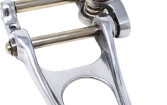 Sistem Vibrato / Termolo Bigsby Tailpiece B12 with Tension Bar Polished Aluminum