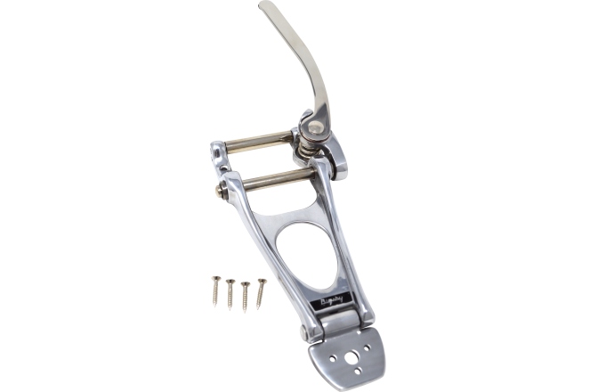 Sistem Vibrato / Termolo Bigsby Tailpiece B12 with Tension Bar Polished Aluminum
