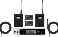 Sistem Wireless cu 2 Microfoane Lavalier Sennheiser EW-DX MKE2 Set Q1-9