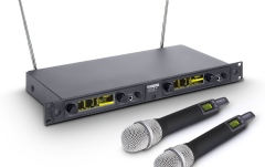 Sistem wireless cu 2 microfoane LD Systems WIN 42 HHC2 B5