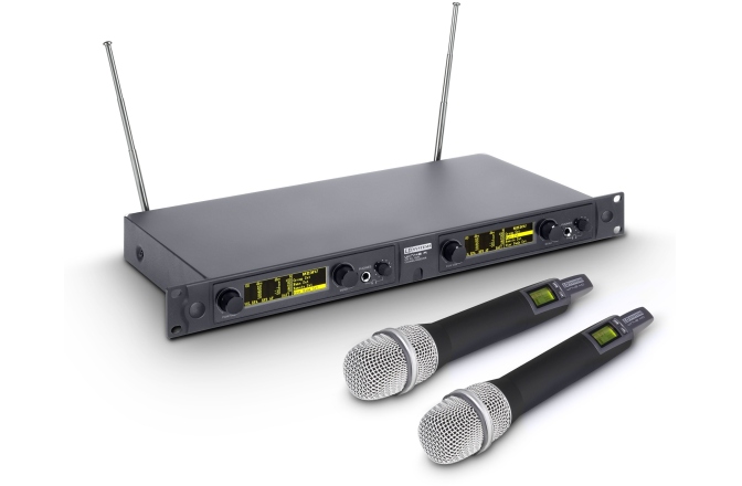 Sistem wireless cu 2 microfoane LD Systems WIN 42 HHC2 B5