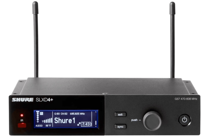 Sistem wireless de mână Shure SLXD24+ / Beta58 G65