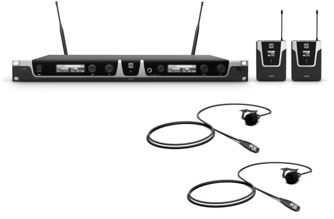 Sistem Wireless Digital Dublu LD Systems U508 BPL 2