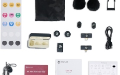 Sistem wireless digital Hollyland Lark M2 Combo Shine Charcoal