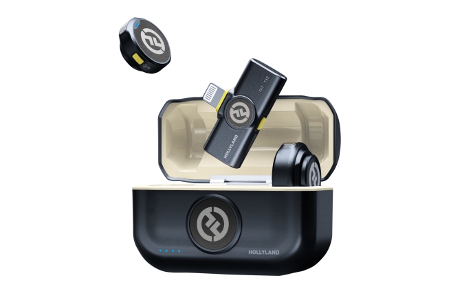 Sistem wireless digital Hollyland Lark M2 Lightning Plug Duo Shine Charcoal