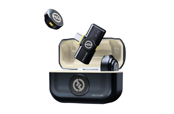 Sistem wireless digital Hollyland Lark M2 USB-C Plug Duo Shine Charcoal
