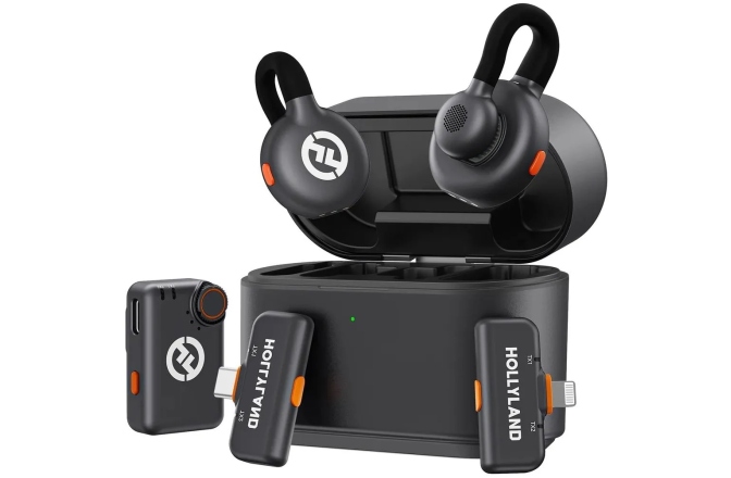 Sistem wireless digital Hollyland Lark M2S Ultimate Combo