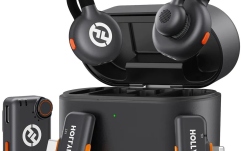 Sistem wireless digital Hollyland LARK M2S Wireless Lavalier Microphone Ultimate Combo Space Gray
