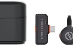 Sistem wireless digital Hollyland LARK M2S Wireless Lavalier Microphone with USB-C Plug (Duo, Space Gray)