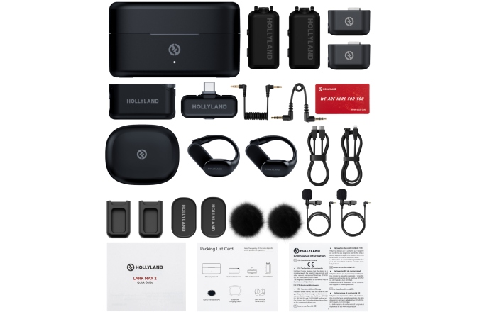 Sistem wireless digital Hollyland LARK MAX 2 Ultimate Combo