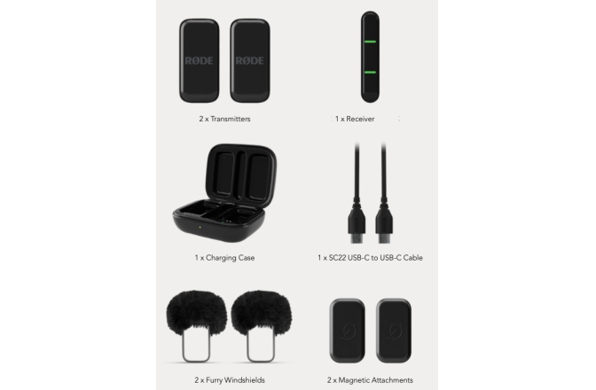 Sistem wireless digital Rode Wireless Micro L Black