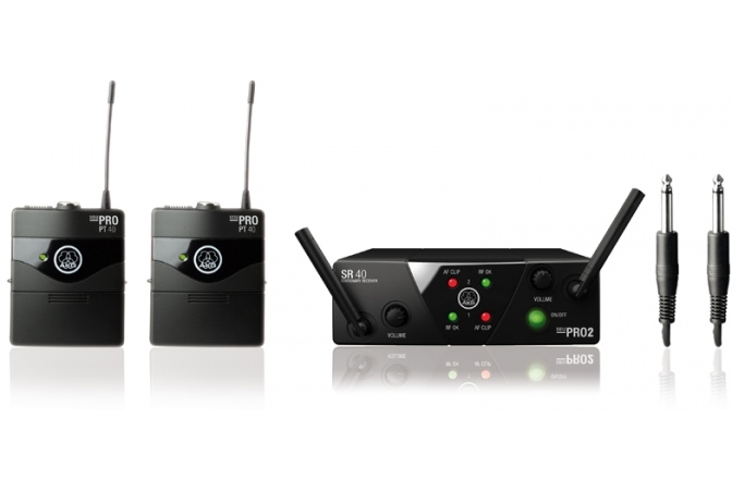Sistem wireless dual AKG WMS 40 Mini2 Instrumental