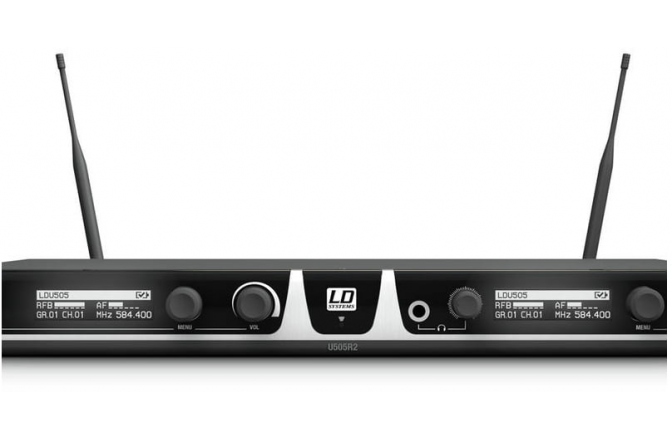 Sistem wireless digital cu 2 microfoane dinamice de mana LD Systems U505 HHD2