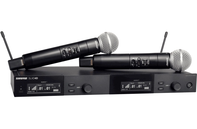 Sistem wireless dual Shure SLXD24DE/SM58 Dual H56