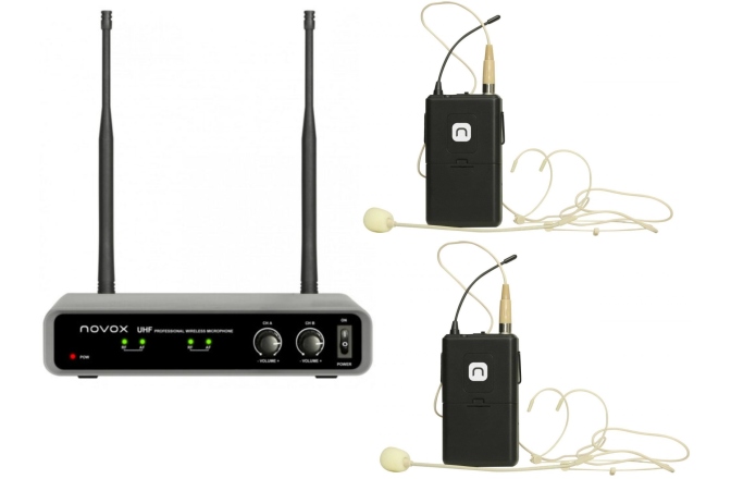 Sistem Wireless  Novox Free B2 Dual Wireless Headset