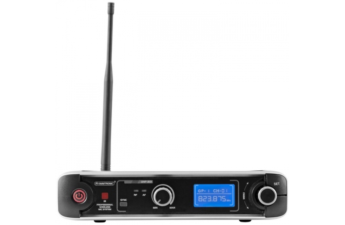 Sistem Wireless Omnitronic UHF-301 1-Channel Wireless Mic System 823-832/863-865MHz