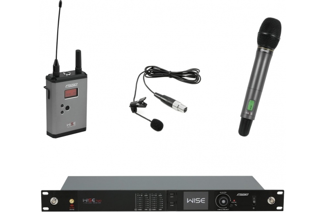 Sistem Wireless PSSO Set WISE TWO + Dyn. wireless microphone + BP + Lavalier 823-832/863-865MHz