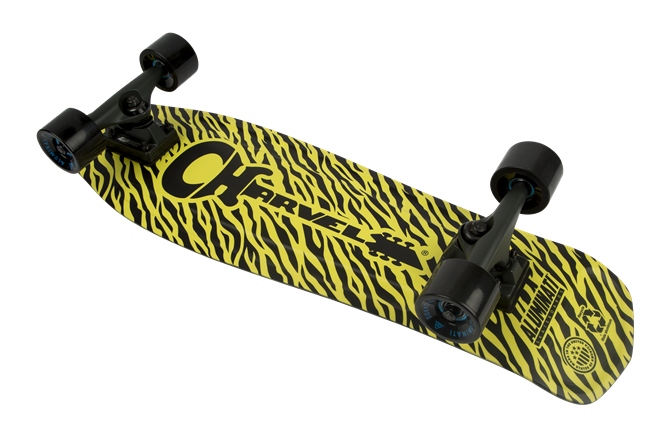 Skateboard Charvel Yellow Bengal Skateboard by Aluminati