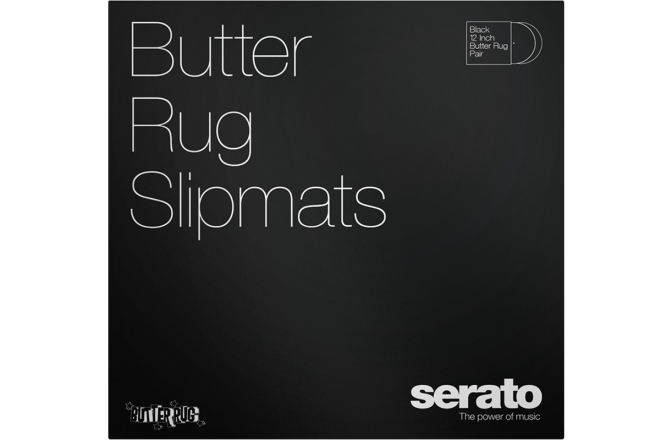 Slipmate-uri Serato Butter Rugs Slipmats Black