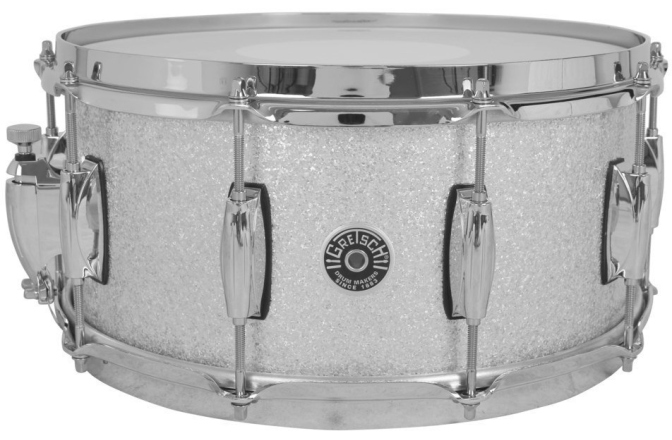 Snare drum Gretsch USA Brooklyn Argintiu stralucitor 14" x 6.5"