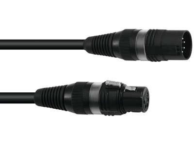 DMX XLR 5pin 20m bk Hicon