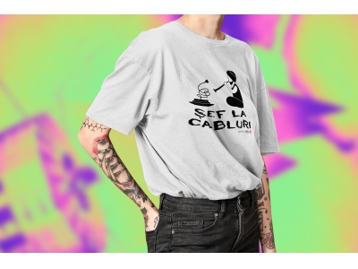 Șef la cabluri Alb 5A M