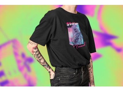 Stay Tuned - Rocker Skeleton Negru 9N XL