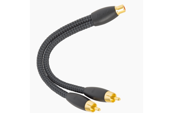 Splitter 1xRCA mama la 2xRCA tata  Audioquest Splitter F22M-FLX-X 15cm