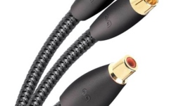 Splitter 1xRCA mama la 2xRCA tata  Audioquest Splitter F22M-FLX-X 15cm