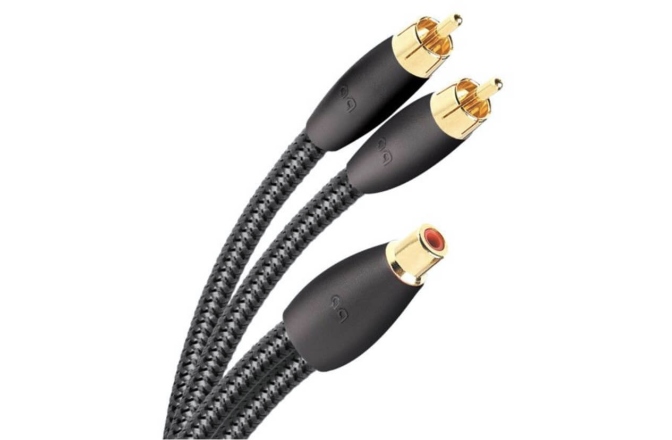 Splitter 1xRCA mama la 2xRCA tata  Audioquest Splitter F22M-FLX-X 15cm
