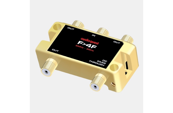 Splitter RF  Audioquest F to 4F 75Ω Splitter 1 IN - 4 OUT