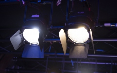 Spot de Teatru cu LED Alb Cald de 100 W Eurolite LED Theatre COB 100 WW