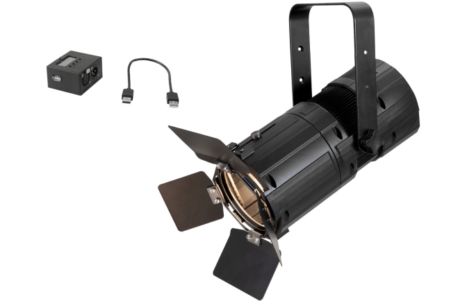 Spot Fresnel Eurolite Set LED PFR-50 WW Fresnel Spot + DMX-Interface