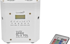 Spot led Eurolite AKKU TL-3 TCL Trusslight QuickDMX wh