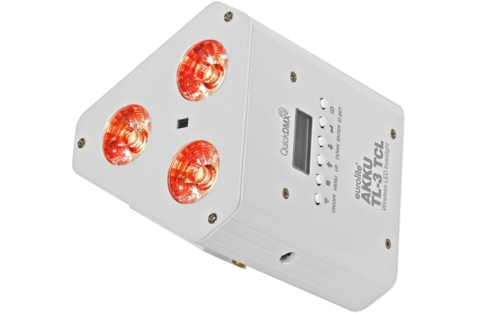 Spot led Eurolite AKKU TL-3 TCL Trusslight QuickDMX wh