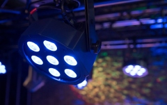 Spot LED RGBWA Eurolite LED SLS-7 HCL Floor