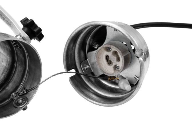 Spot PAR-16 cu priza  Eurolite PAR-16 Spot GU-10 silver